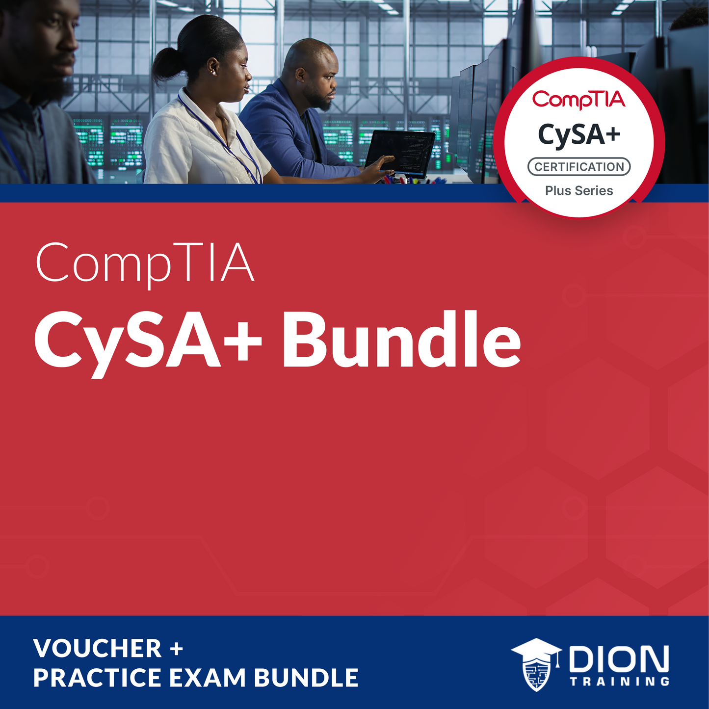 CompTIA CySA+ Exam Voucher (USD) & Practice Exams Bundle