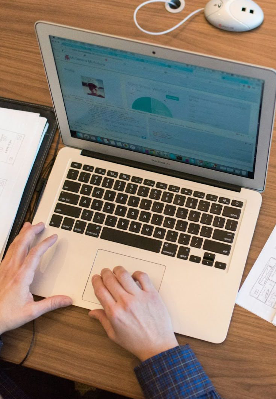 A Person Working On Certification Assignments