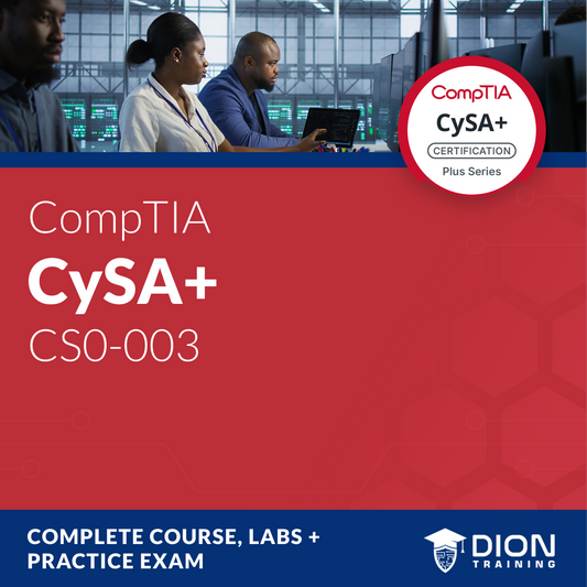 CySA+ | Dion Training Solutions