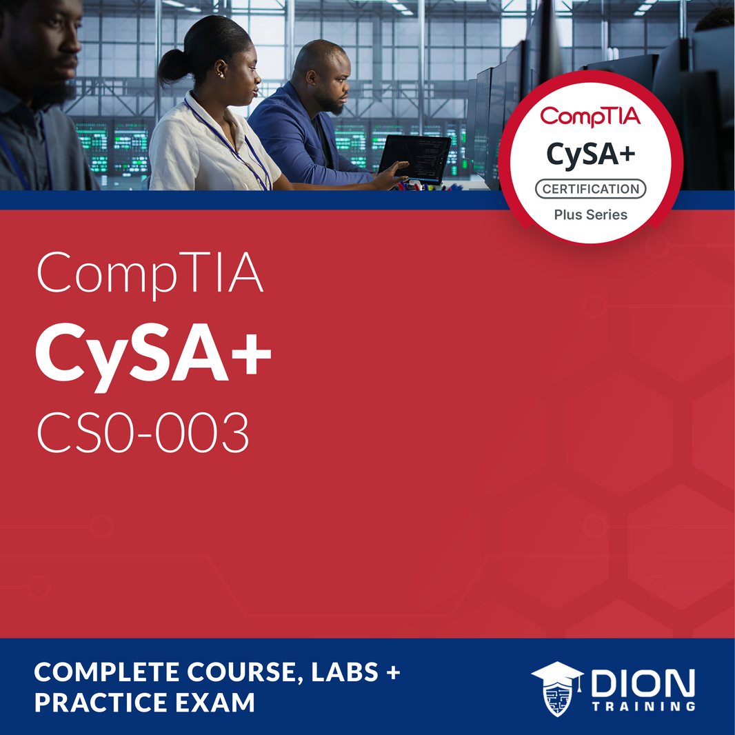 CySA+ | Dion Training Solutions