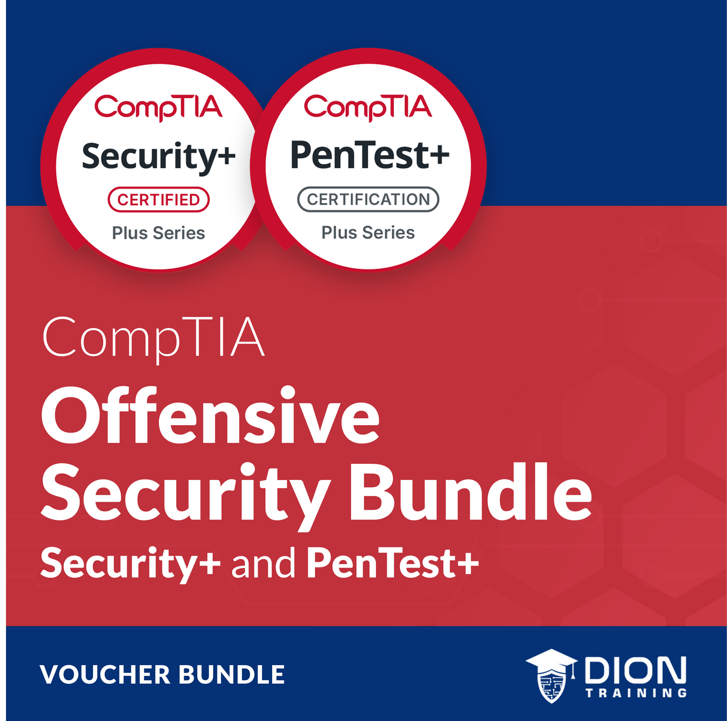 CompTIA Offensive Security Exam Voucher Bundle: Security+ & Pentest+ (USD)