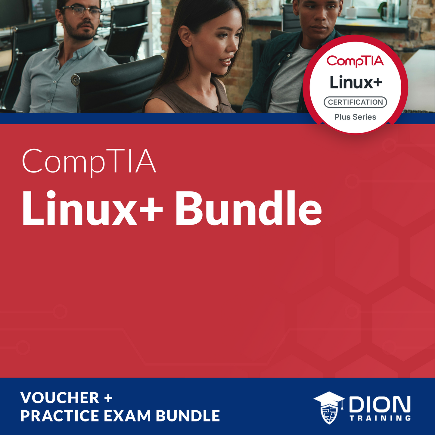 CompTIA Linux+ Exam Voucher (USD) & Practice Exams Bundle