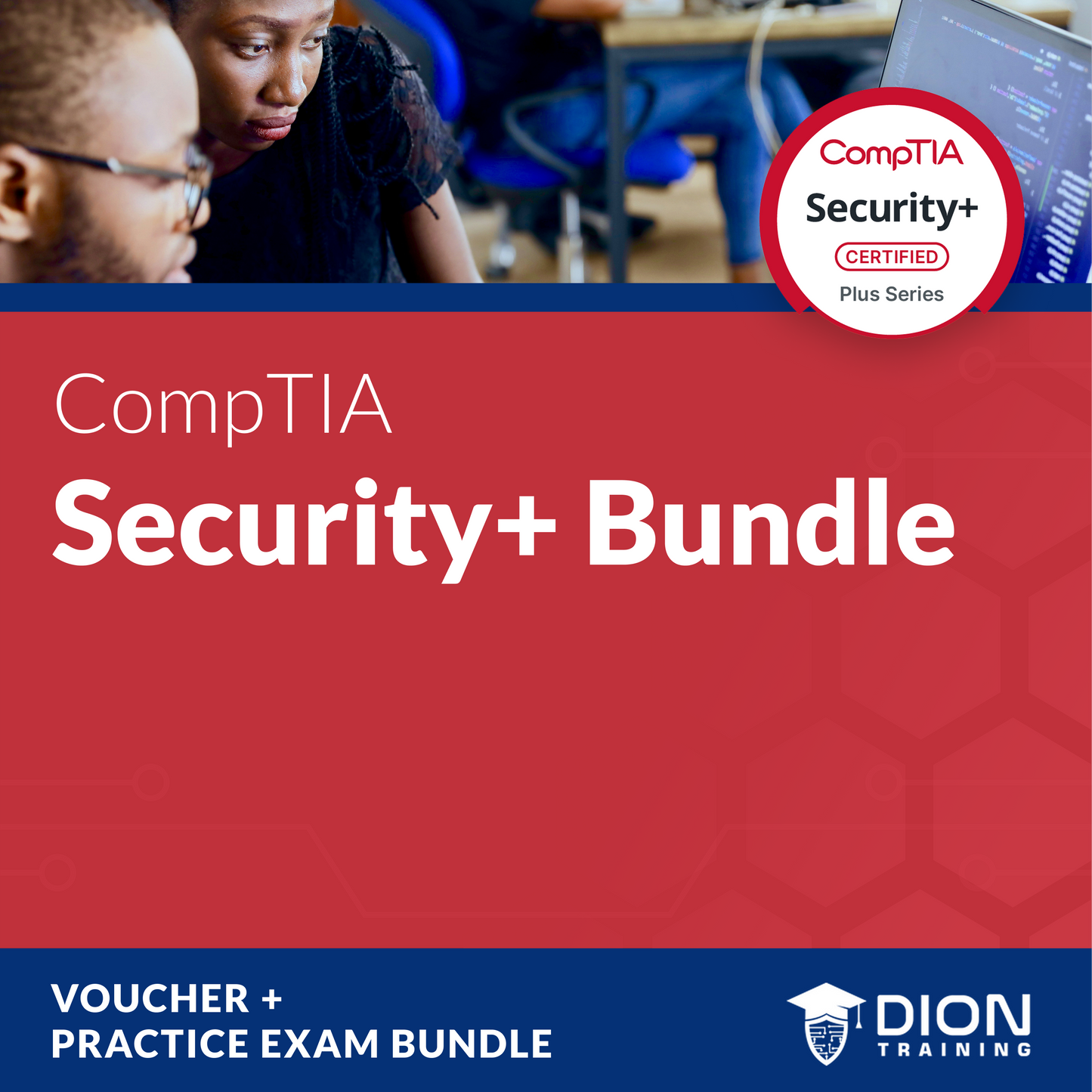 CompTIA Security+ Exam Voucher (USD) & Practice Exams Bundle